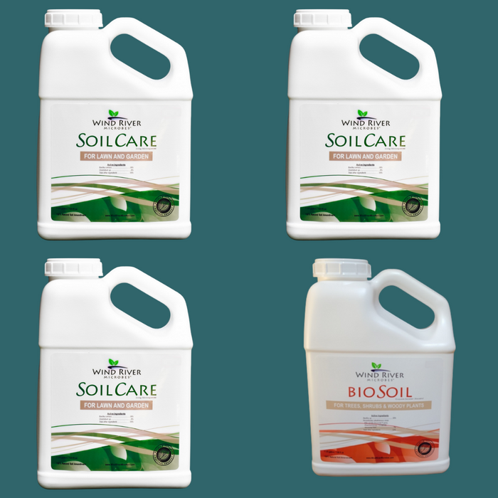 3 Gallons of SOILCARE & 1 Gallon of BIOSOIL